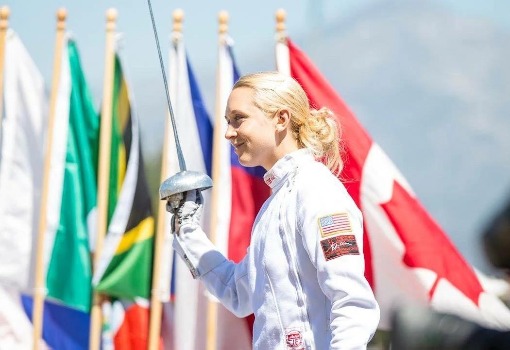 Schultz fencing foil for team USA