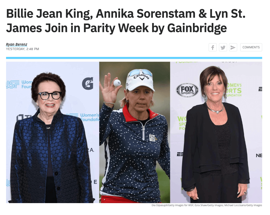 TV Insider Parity Week headline