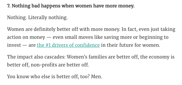 Excerpt of "7 Truths About Women and Money" by Sallie Krawcheck