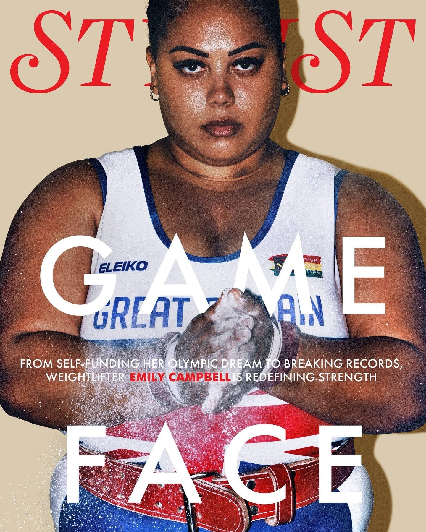 Emily Campbell featured on cover of Stylist Magazine