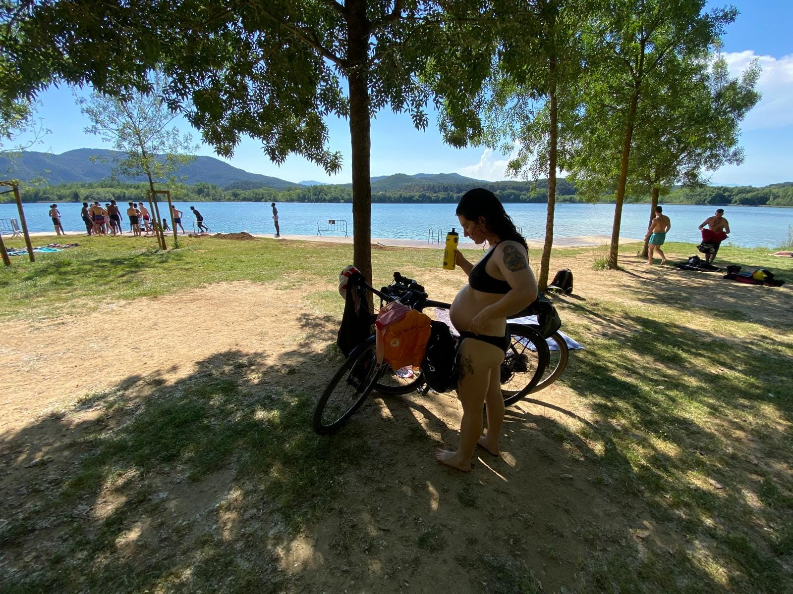 Skyler Espinoza during her second trimester