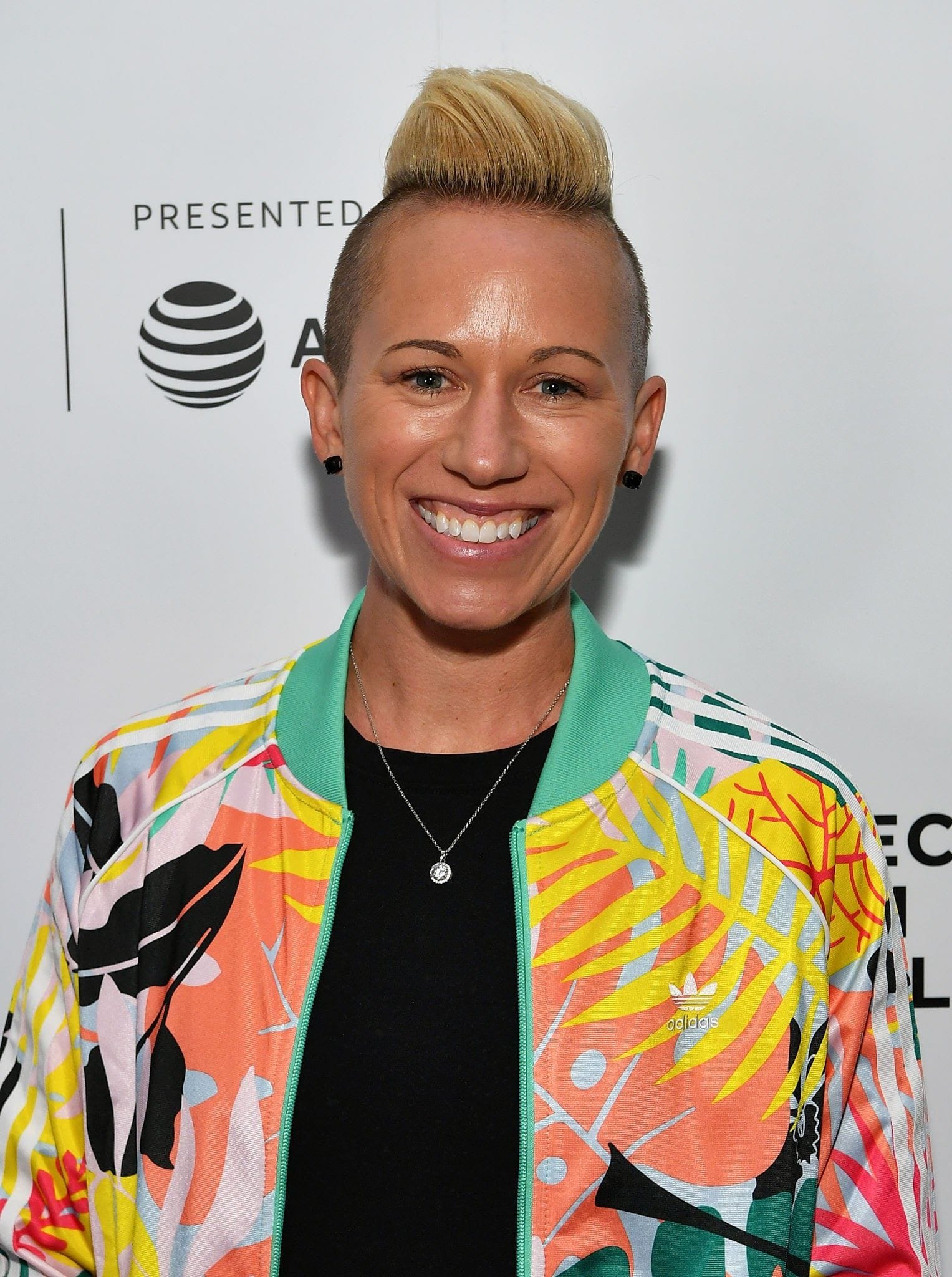 Joanna Lohman smiles at an event